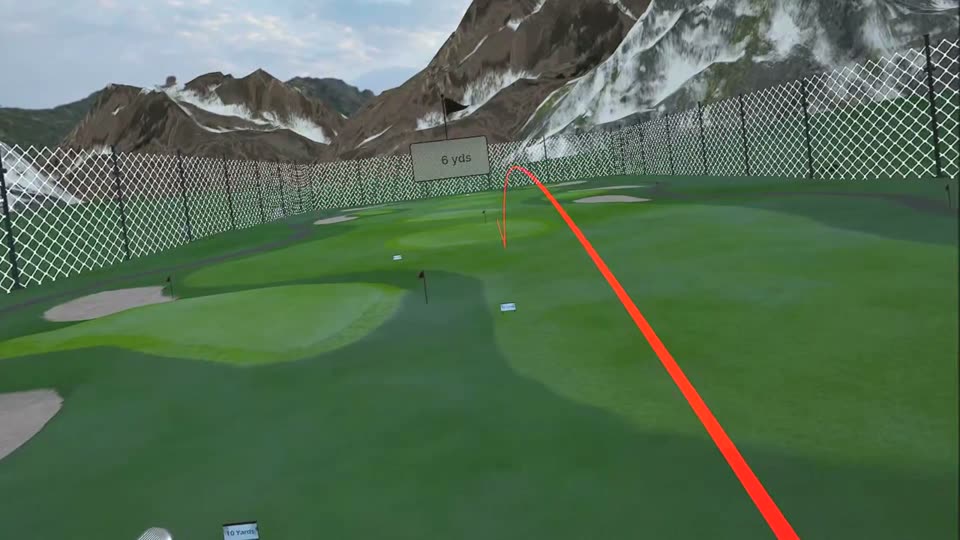 VR golf simulator